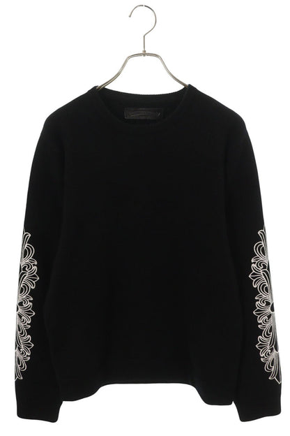 Chrome Hearts U LIFE SENTENCE Floral Cashmere Sweater Size M