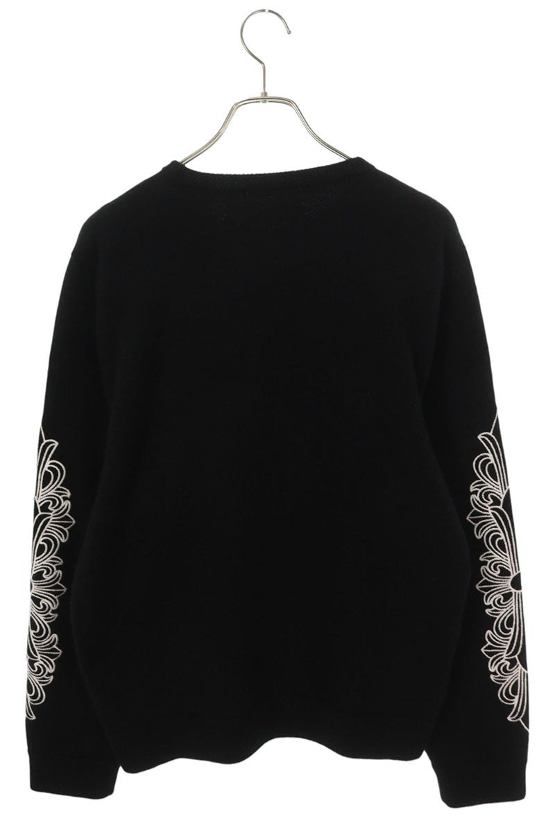 Chrome Hearts U LIFE SENTENCE Floral Cashmere Sweater Size M
