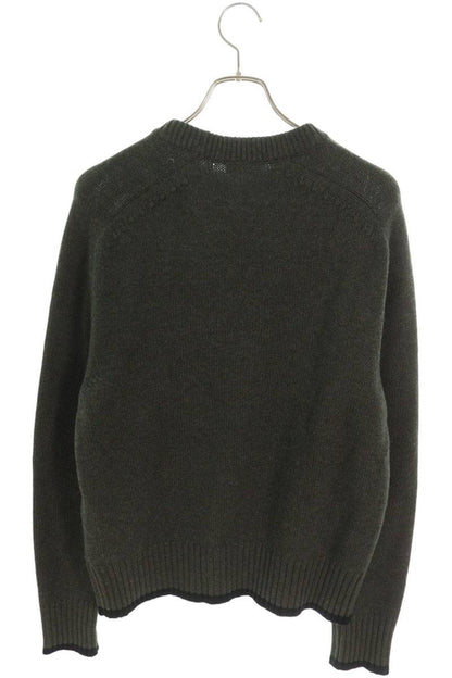 DIOR Atelier Logo Wool Knit Sweater Green Size S