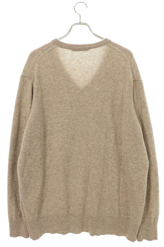 ACNE STUDIOS Wool Cashmere V-Neck Knit Beige Size XS/S