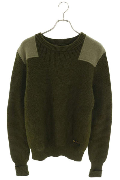 NEIGHBORHOOD 16AW Wool Crewneck Commando Knit Green Size M