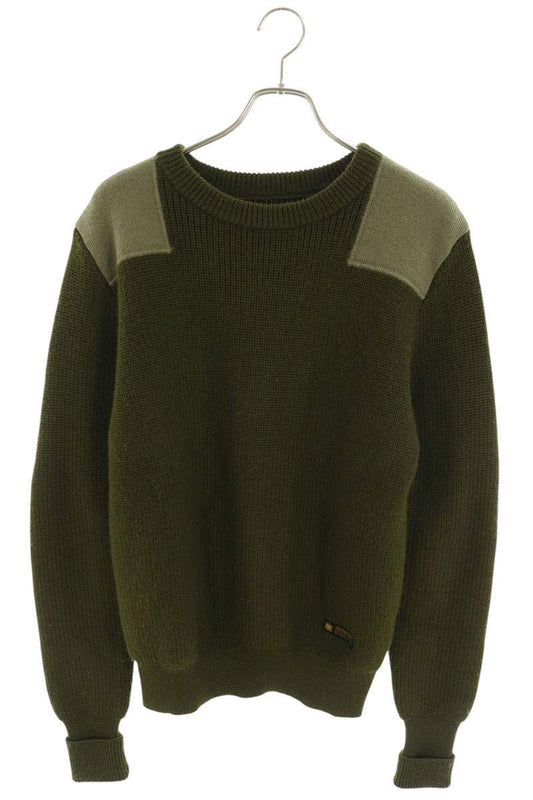 NEIGHBORHOOD 16AW Wool Crewneck Commando Knit Green Size M