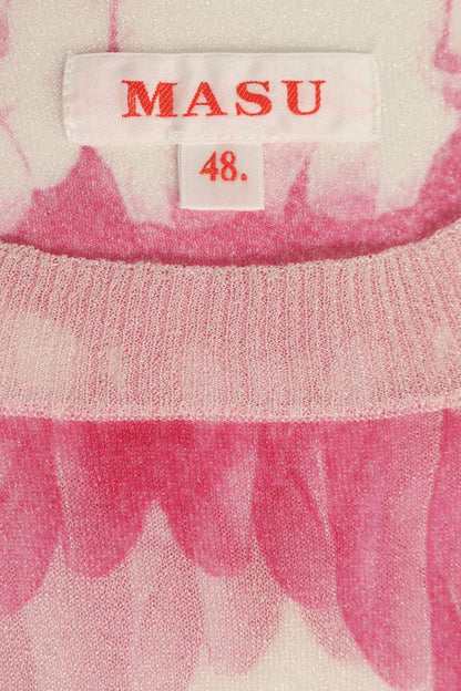 MASU Clear Angel Wing Nylon Knit White Size 48