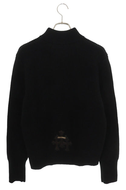 Chrome Hearts BAIT & TACKLE HLF ZIP Cashmere Knit