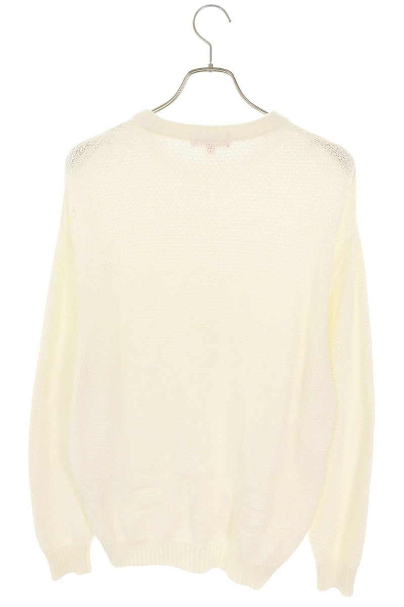 SUPREME 20AW Textured Small Box Sweater Off-White Size L