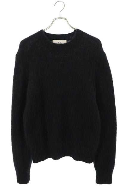 AMI Alexandre Mattiussi Alpaca Mohair Knit Black Size S