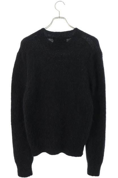 AMI Alexandre Mattiussi Alpaca Mohair Knit Black Size S