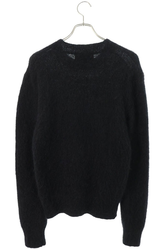 AMI Alexandre Mattiussi Alpaca Mohair Knit Black Size S