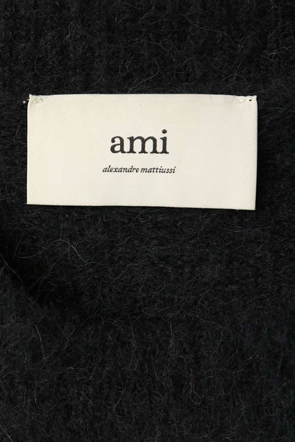 AMI Alexandre Mattiussi Alpaca Mohair Knit Black Size S