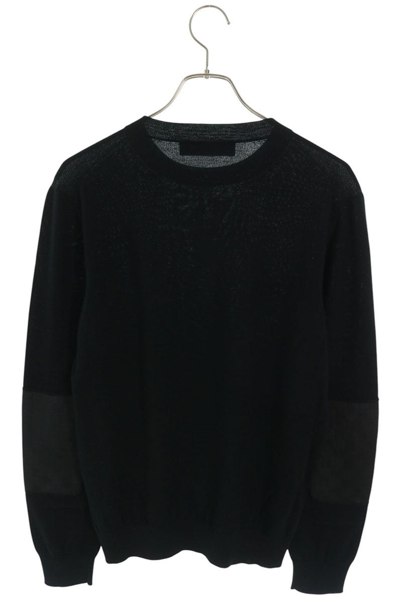 LOUISVUITTON 22SS Damier Patch Crewneck Knit Size S