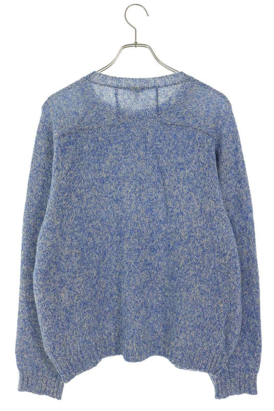 LOEWE Anagram Patch Crewneck Wool Knit Sweater Size M