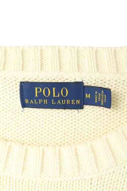 Polo Ralph Lauren Polo Bear Knit Sweater White Size M