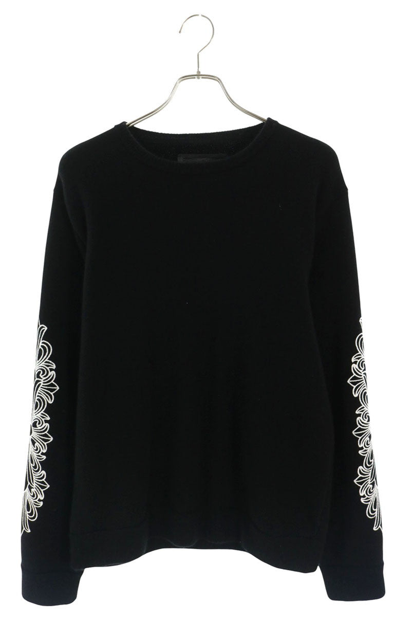 Chrome Hearts Life Sentence Floral Sweater Black Size L