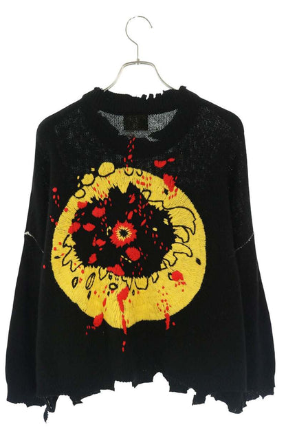 SAINT MICHAEL x CPFM Smile Embroidery Knit Black Size S