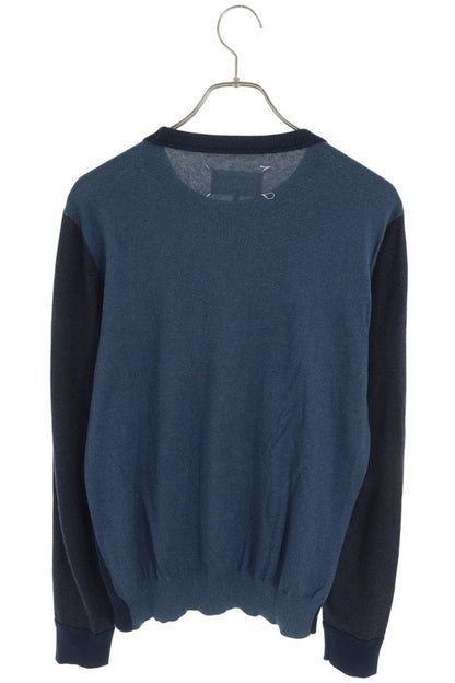 Maison Margiela Navy Panel Knit Sweater Size M