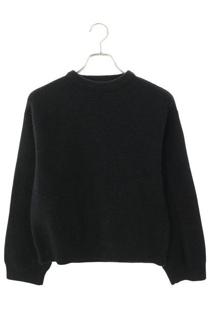 JUN Wool Crewneck Knit Black Size S/M