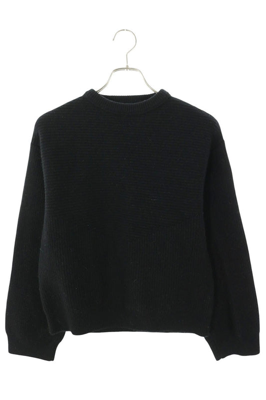 JUN Wool Crewneck Knit Black Size S/M