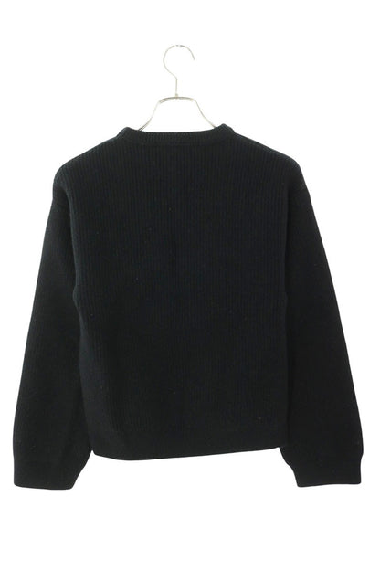 JUN Wool Crewneck Knit Black Size S/M