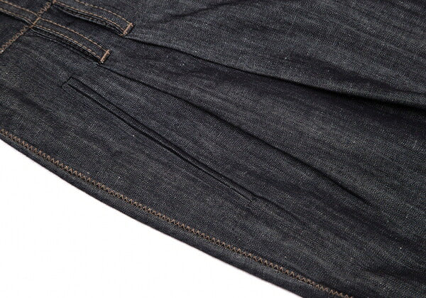GAULTIER Ribbed Hem Sarouel Jeans Indigo Size 40