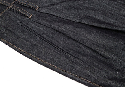 GAULTIER Ribbed Hem Sarouel Jeans Indigo Size 40
