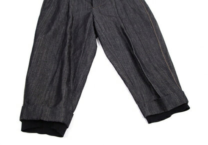 GAULTIER Ribbed Hem Sarouel Jeans Indigo Size 40