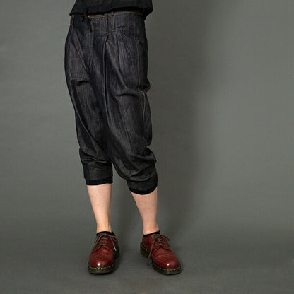GAULTIER Ribbed Hem Sarouel Jeans Indigo Size 40