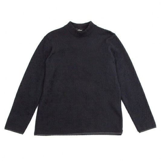 COMME des GARCONS Wool Brushed Mock Neck Sweater Navy Size M