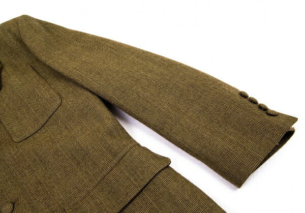 Jean Paul GAULTIER HOMME Wool Blend Jacket Brown Size 48