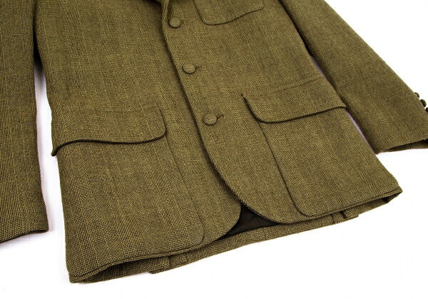 Jean Paul GAULTIER HOMME Wool Blend Jacket Brown Size 48