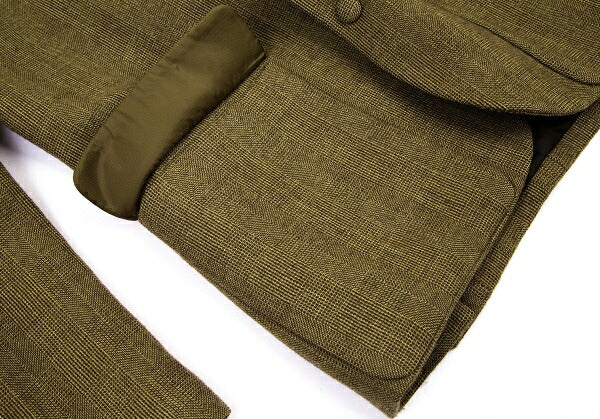 Jean Paul GAULTIER HOMME Wool Blend Jacket Brown Size 48