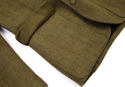 Jean Paul GAULTIER HOMME Wool Blend Jacket Brown Size 48