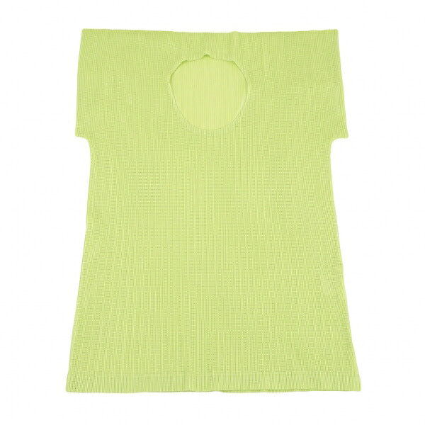 PLEATS PLEASE Mesh Flat Design Top Green Size 3