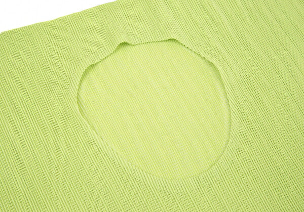 PLEATS PLEASE Mesh Flat Design Top Green Size 3