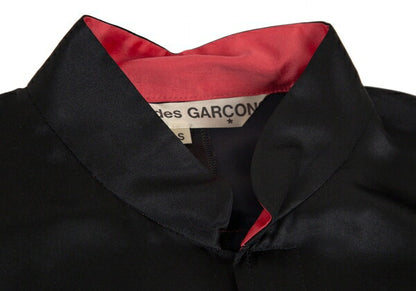 COMME des GARCONS Satin Stand Collar Dress Black Size S
