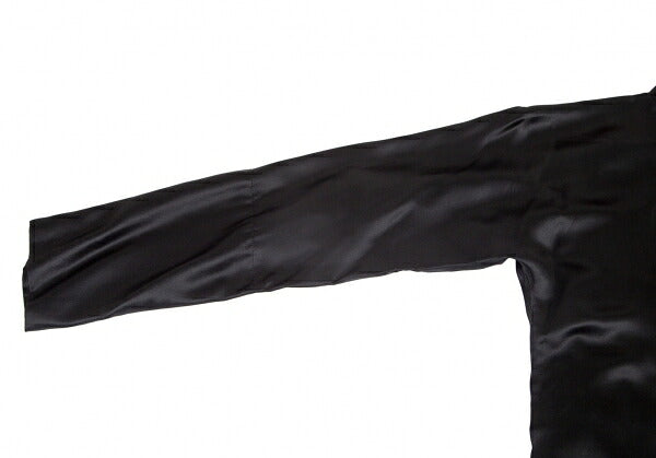 COMME des GARCONS Satin Stand Collar Dress Black Size S