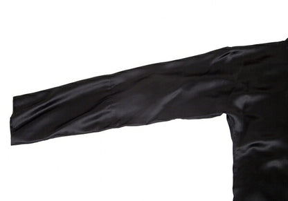COMME des GARCONS Satin Stand Collar Dress Black Size S