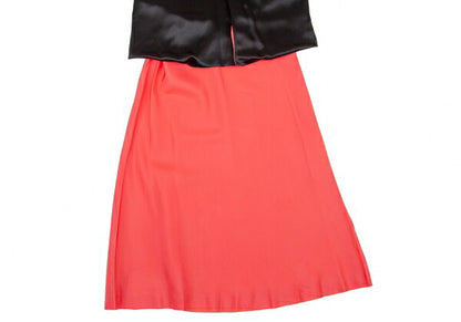 COMME des GARCONS Satin Stand Collar Dress Black Size S
