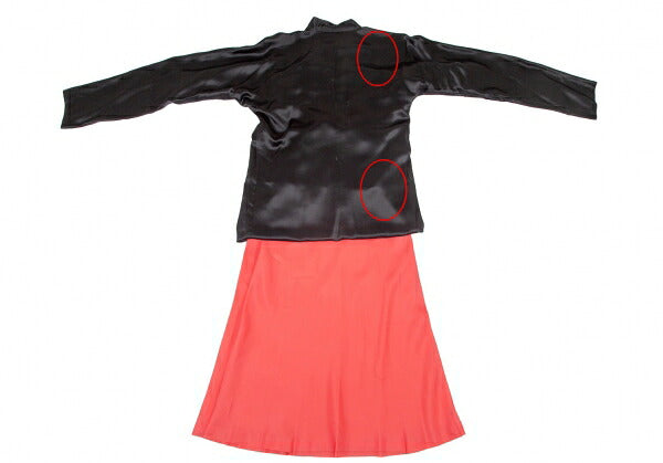 COMME des GARCONS Satin Stand Collar Dress Black Size S