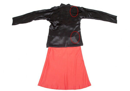 COMME des GARCONS Satin Stand Collar Dress Black Size S