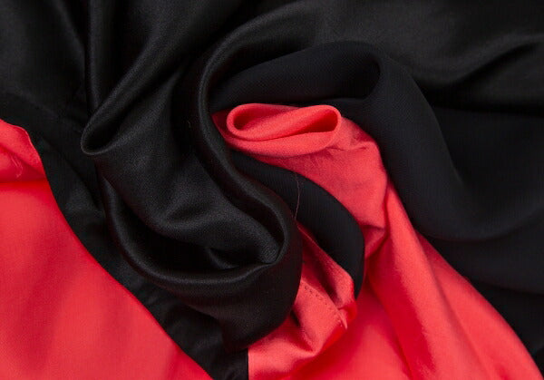 COMME des GARCONS Satin Stand Collar Dress Black Size S