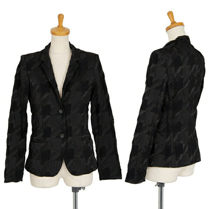 ISSEY MIYAKE Ripple Design Jacket Black Size 2