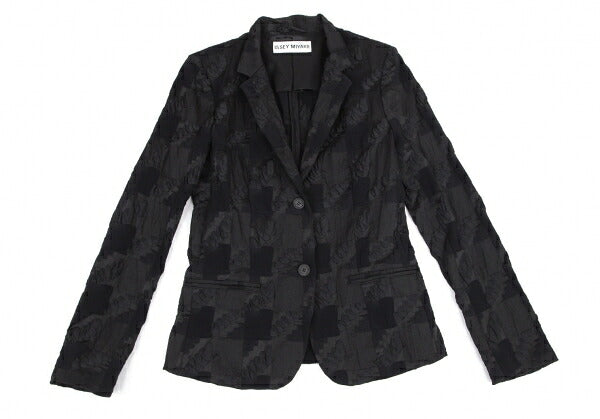 ISSEY MIYAKE Ripple Design Jacket Black Size 2