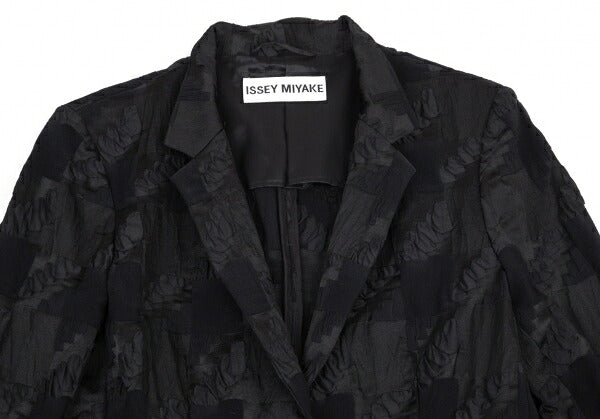 ISSEY MIYAKE Ripple Design Jacket Black Size 2