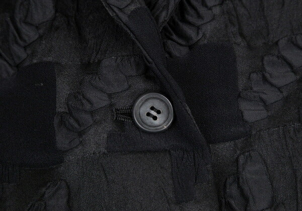 ISSEY MIYAKE Ripple Design Jacket Black Size 2