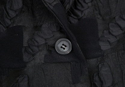 ISSEY MIYAKE Ripple Design Jacket Black Size 2