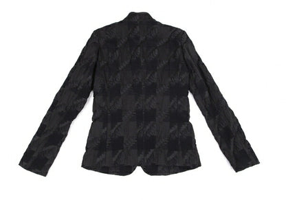 ISSEY MIYAKE Ripple Design Jacket Black Size 2
