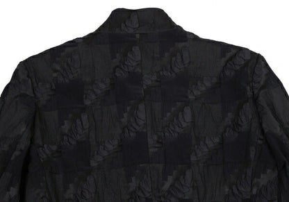 ISSEY MIYAKE Ripple Design Jacket Black Size 2