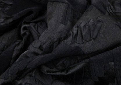 ISSEY MIYAKE Ripple Design Jacket Black Size 2