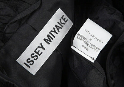 ISSEY MIYAKE Ripple Design Jacket Black Size 2