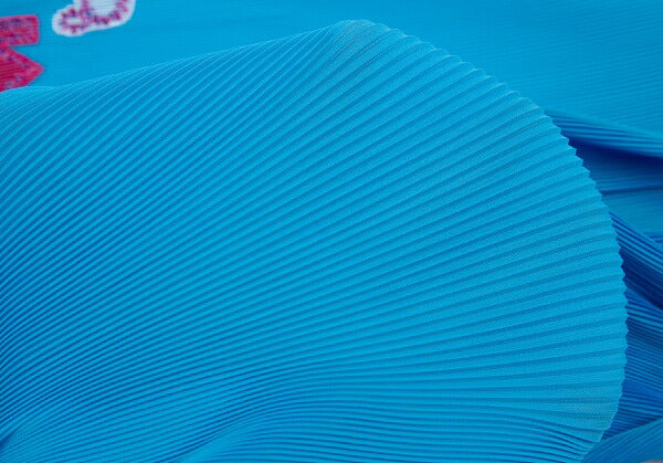 PLEATS PLEASE Cloud Patch Scarf Blue Size F